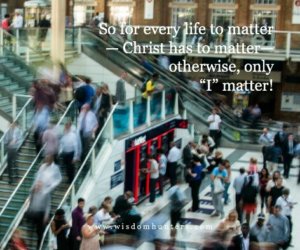 Why Every Life Matters to God 8.1