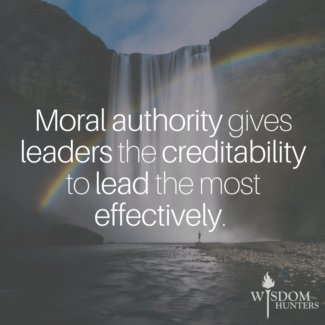 Moral Authority Wisdom Hunters